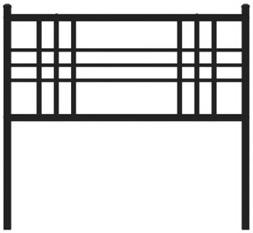 vidaXL Κεφαλάρι Μαύρο 90 εκ. Μεταλλικό