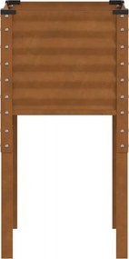 vidaXL Γλάστρα Κήπου Σκ rusty 45 x 45 x 88 cm Επικαλυμμένος Χάλυβας