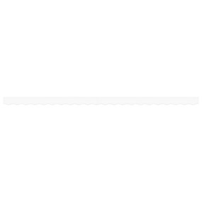 vidaXL Τέντα για 5μ πλαίσιο, Λευκή, 4,8 x 0,2μ