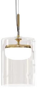 Κρεμαστό Φωτιστικό Οροφής LED 8,5W 3000Κ Dimmable Triac S1 Diver Prandina 1C71000211201 Ορείχαλκος