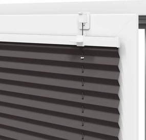 VidaXL Πλισέ περσίδα Μαύρο 120x200 cm Πλάτος υφάσματος 119,4 cm