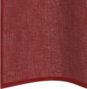 vidaXL Voile κουρτίνες με ροδέλες 2 τεμάχια Μπορντό