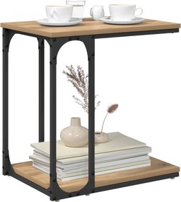 vidaXL Τραπεζάκι Πλευράς Artisan Oak 50 x 35 x 52 cm