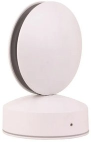 Φωτιστικό Τοίχου LED 8W Φ11 3000K IP65 Αλουμίνιο Λευκό 145-20227 Eurolamp-145-20227-Λευκό 145-20227