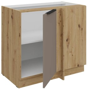 Επιδαπέδιο ντουλάπι Arianna 105 ND 1F BB-Γκρέζ