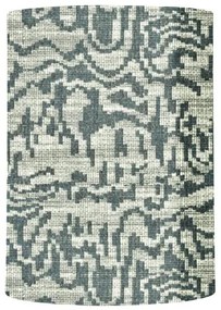 Καπέλο Φωτιστικού 1xE27 Λινό Φ30cm Big Weave Ebb&Flow-SH101116-D-Πετρόλ/Τιρκουάζ SH101116-D