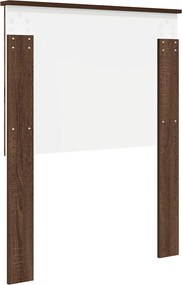 vidaXL Κεφαλάρι με κεφαλάρι Καφέ δρυς 75 cm Επεξεργασμένο ξύλο