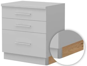 Πλαϊνή μπάζα κουζίνας JL Universal SB-Καρυδί