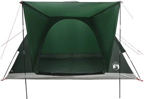vidaXL Σκηνή Camping 4 ατόμων Στρατιωτικό Πράσινο