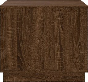 vidaXL Τραπεζάκι Σαλονιού Καφέ Δρυς 51x50x44 εκ. Επεξεργασμ. Ξύλο