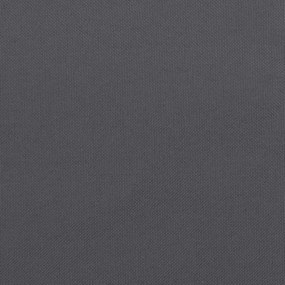Μαξιλάρι Στρογγυλό Ανθρακί Ø 60 x 11 εκ. από Ύφασμα Oxford - Ανθρακί