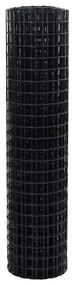 vidaXL Φράχτης Εuro Γκρι 1.4 x 10 m Σίδηρος με επικάλυψη PVC