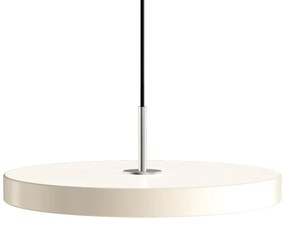Φωτιστικό Οροφής Asteria Medium Steel 2170C4172 Φ43x4cm Led 1300lm 16W 3000k Pearl White Umage