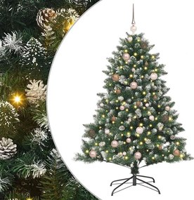 vidaXL Τεχνητό Χριστουγεννιάτικο Δέντρο με 150 LED Πράσινο 150 cm