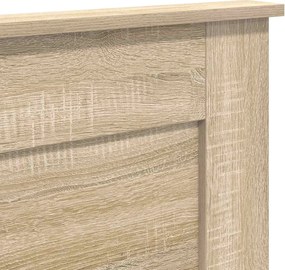 vidaXL Κεφαλάρι με κεφαλάρι Δρύς Sonoma 180 cm Επεξεργασμένο ξύλο