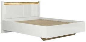 Κρεβάτι Boston BH111, Διπλό, Άσπρο, 160x200, Πλαστικοποιημένη μοριοσανίδα, Ινοσανίδες μέσης πυκνότητας, 166x209x104cm, 65 kg | Epipla1.gr