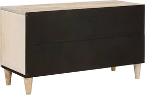 vidaXL Μονάδες TV με ράφι Λευκό 80 x 33 x 46 εκ Επεξεργασμένο ξύλο