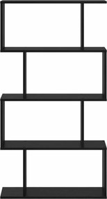 vidaXL Βιβλιοθήκη 4 επιπέδων 70 x 24 x 129 εκ. Επεξεργασμένο Ξύλο