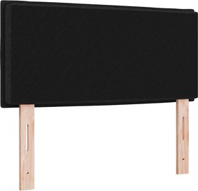 vidaXL LED κεφαλάρι με φώτα λωρίδας LED Μαύρο 80 cm Πολυεστέρας