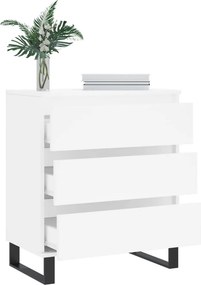 vidaXL Συρταριέρα Λευκή 60 x 35 x 70 εκ. από Επεξεργασμένο Ξύλο