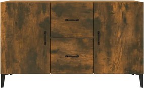 vidaXL Μπουφές Καπνιστή Δρυς 100 x 36 x 60 εκ. Επεξεργασμένο Ξύλο