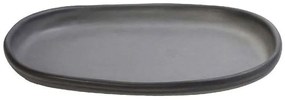 Πιάτο Ρηχό Canyon GMT401K2 21x13,5x2cm Dark Grey Espiel Clay