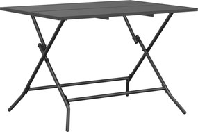 vidaXL Σετ Εξωτερικών Επίπλων 5 pcs Ανθρακί Σίδηρος και Χάλυβας