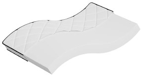 vidaXL Στρώμα Αφρού Medium Soft 120x200 εκ.