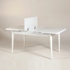Τραπέζι Επεκτεινόμενο Λευκό VINA 165x80x75