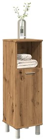 Ντουλάπι Μπάνιου Τεχνίτης Δρυς 30x30x95 εκ. Επεξεργασμένο Ξύλο
