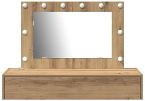 vidaXL Τραπέζι περιποίησης Καφέ 100 x 40 x 70 εκ. Επεξεργασμένο ξύλο