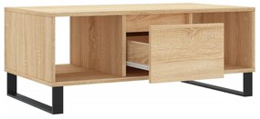vidaXL Τραπεζάκι Σαλονιού Sonoma Δρυς 90x50x36,5 εκ. Επεξεργασμ. Ξύλο