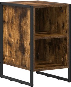 vidaXL Κομοδίνο 2 pcs Καπνιστό Δρυς 39.5 x 30 x 50 εκ