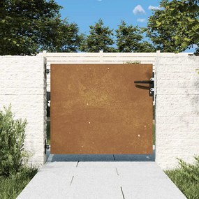 vidaXL Πόρτα Κήπου από Ατσάλι Corten 85x75 εκ.