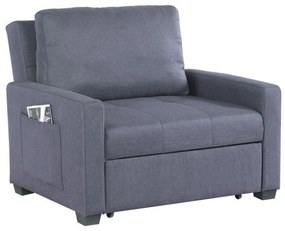 Πολυθρόνα Κρεβάτι HM3083.10 Grey 112x96x85 εκ. Ύφασμα