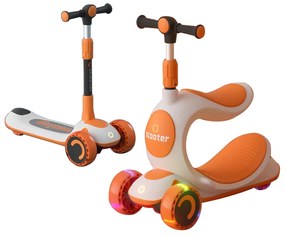 Πατίνι Scooter G&amp;C Fun Παιδικό 2 Σε 1 Πορτοκαλί S790