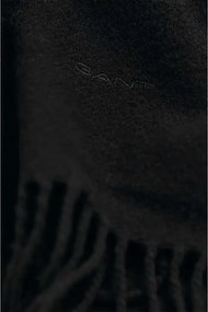 Μάλλινο κασκόλ Gant Black