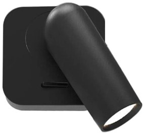 Φωτιστικό Τοίχου-Απλίκα Emma 4235001 Black Viokef Metal