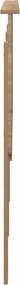 vidaXL Κεφαλάρι με κεφαλάρι Artisan Oak 140 cm Επεξεργασμένο ξύλο