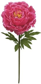 Τεχνητό Λουλούδι Παιώνια 00-23831-25-3 Φ28x100cm Fuchsia Marhome Ύφασμα,Πλαστικό