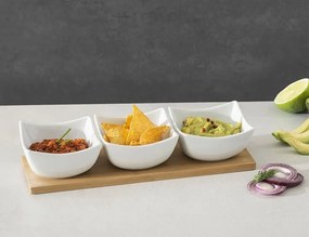 ΕΤΑΖΈΡΕΣ &amp; ΟΡΝΤΕΒΙΈΡΕΣ APPETIZER SET BAMBOO WHITE 4P SECRET DE GOURMET 16