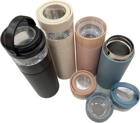 Φορητό παγούρι-θερμός - ZF017 - 420ml - 640178 - Pink