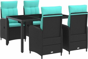 vidaXL Σετ Εξωτερικής Τραπέζης 5 pcs συνθετικό ρατάν
