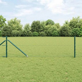vidaXL Εξαγωνική Περίφραξη Πράσινη 0.8x10 m Ατσάλι
