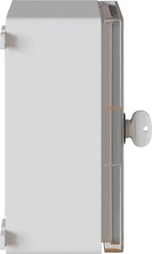 vidaXL Ντουλάπι Ελέγχου Γκρι 25 x 13 x 24 εκ ΑΒΣ Πλαστικό