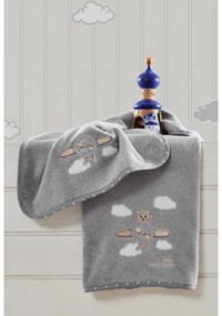 Σετ Πετσέτες 2τμχ Βαμβακερές Bebe Horizon Grey Makis Tselios