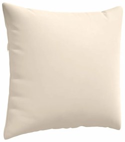 vidaXL Μαξιλάρι Καναπέ 2 pcs Μπεζ 50 x 50 cm ύφασμα