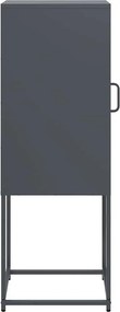 vidaXL Sideboard Ανθρακί 36x39x107 cm Ατσάλι ψυχρής έλασης