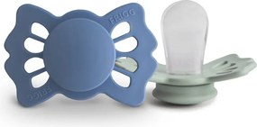 Πιπίλες Σιλικόνης Ανατομικές 0Μ+ (Σετ 2τμχ) Frigg Lucky Ocean View/Sage