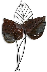 Διακοσμητικό Τοίχου Fall 930DYU1255 45x85cm Brown Wallity Metal